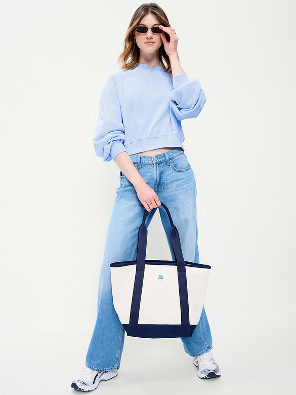 SoComfy Oversized Button-Front Sweatshirt