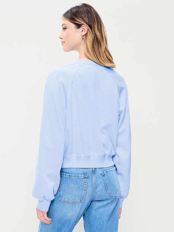 SoComfy Oversized Button-Front Sweatshirt