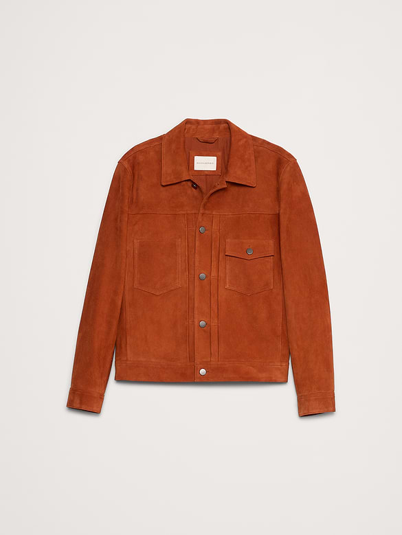 Suede Trucker Jacket