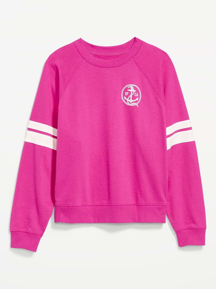 Image number 4 showing, Crew-Neck Raglan Graphic Sweatshirt