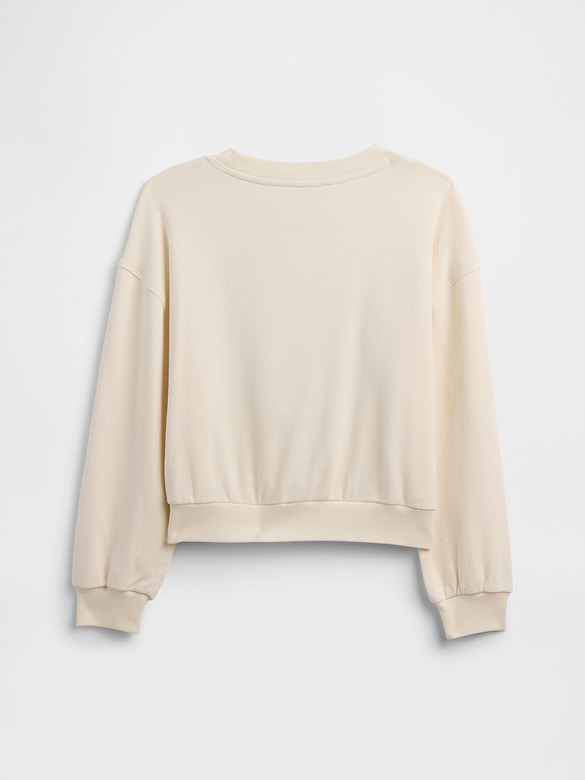 Kids Oversized Wedge Graphic Sweatshirt