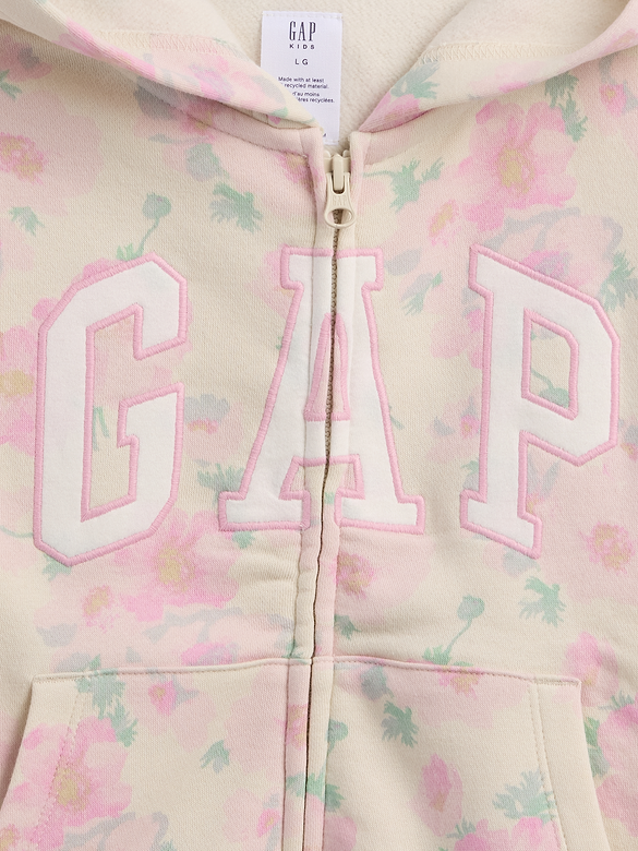 Kids Relaxed Gap Logo Zip Hoodie