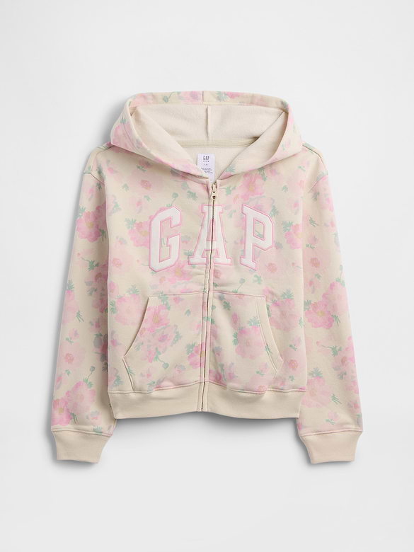 Kids Relaxed Gap Logo Zip Hoodie