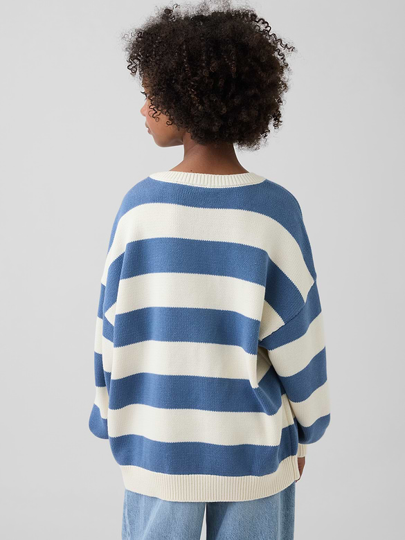 Kids 100% Cotton Oversized Sweater
