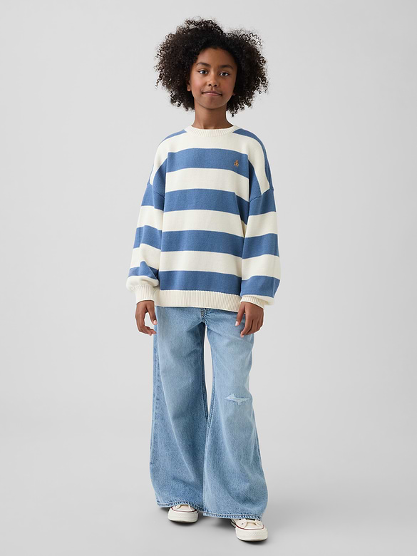 Kids 100% Cotton Oversized Sweater