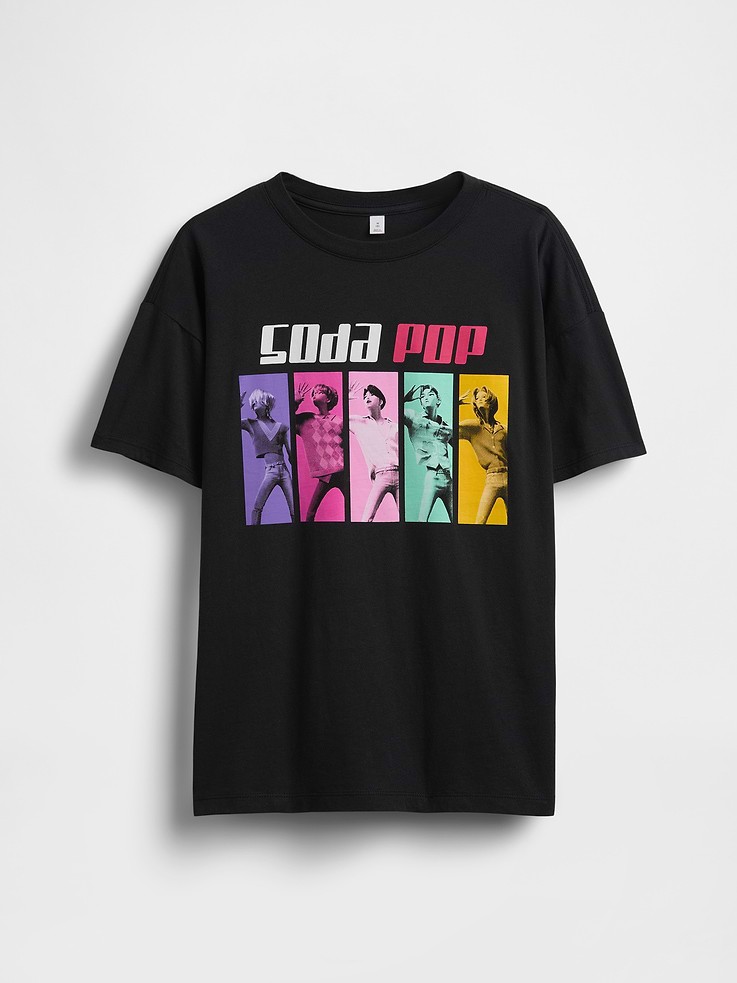 Image number 2 showing, Kids KPop Demon Hunters Graphic Tunic T-Shirt