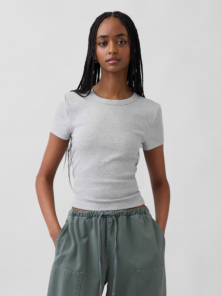 Image number 1 showing, Modern Crewneck T-Shirt