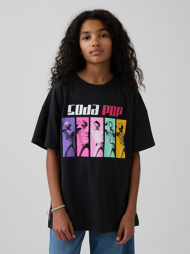 Image number 1 showing, Kids KPop Demon Hunters Graphic Tunic T-Shirt