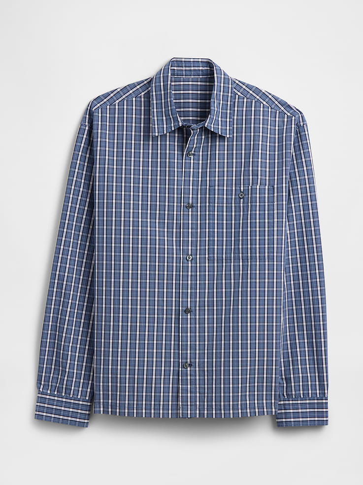 Image 5 of 5, Poplin Shirt in Boxy Fit