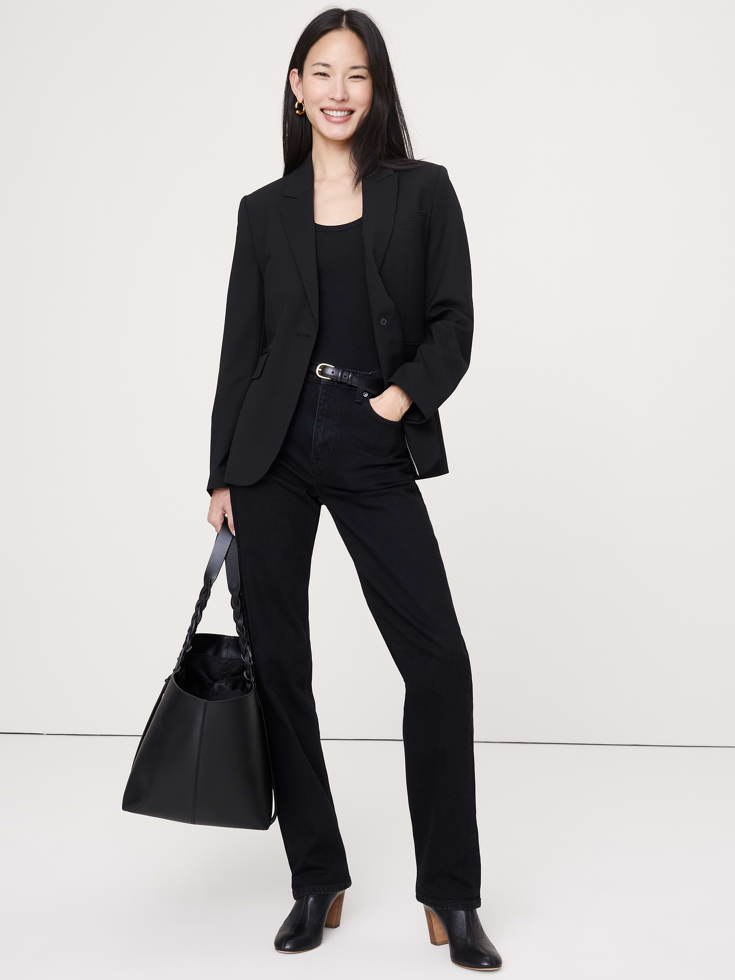 Image number 1 showing, Slim Italian Lightweight Wool Blazer