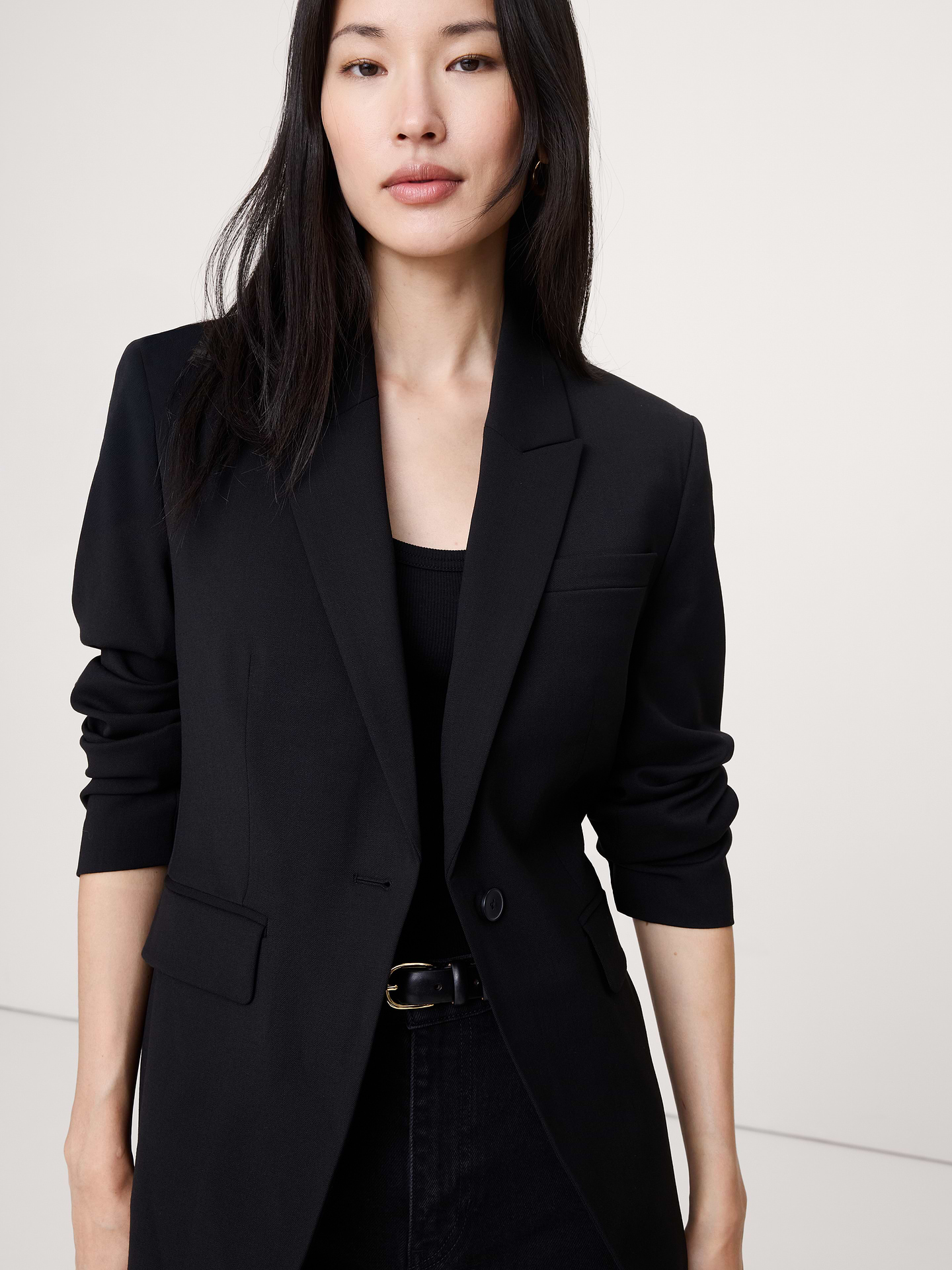 Image number 4 showing, Slim Italian Lightweight Wool Blazer