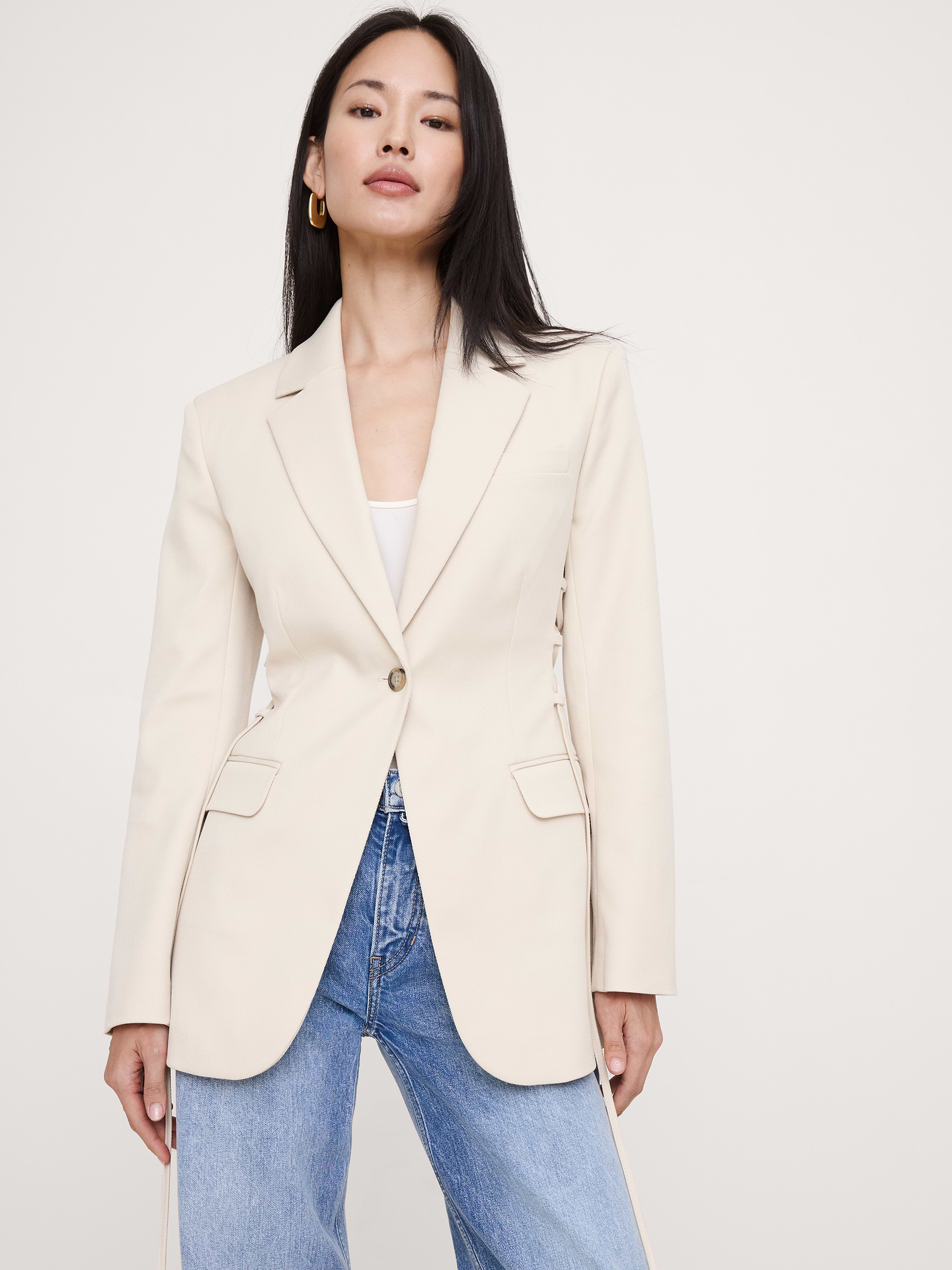 Image number 1 showing, Hourglass Corset Blazer