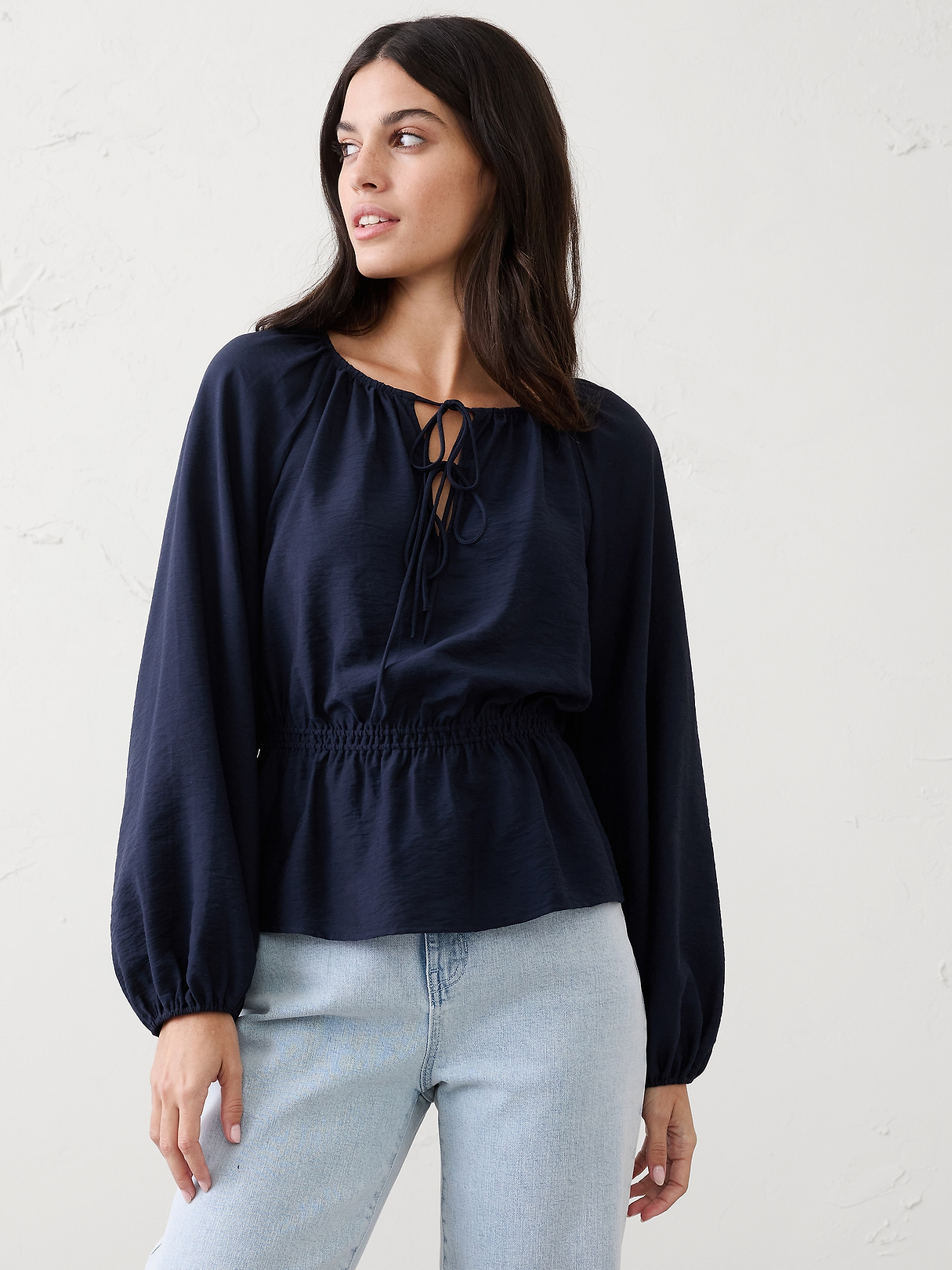Tie-Front Top | Banana Republic Factory