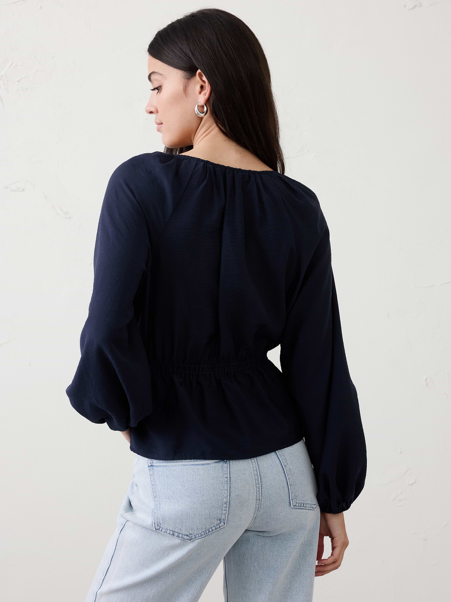 Image number 2 showing, Tie-Front Top
