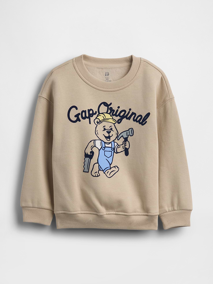 Image number 1 showing, Baby & Toddler VintageSoft Graphic Sweatshirt