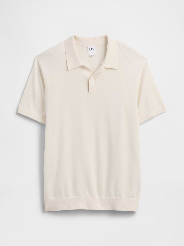 Image 5 of 5, Sweater Polo Shirt
