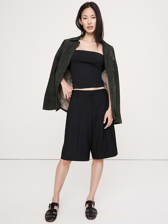 Sculpted-Stretch Tube Top