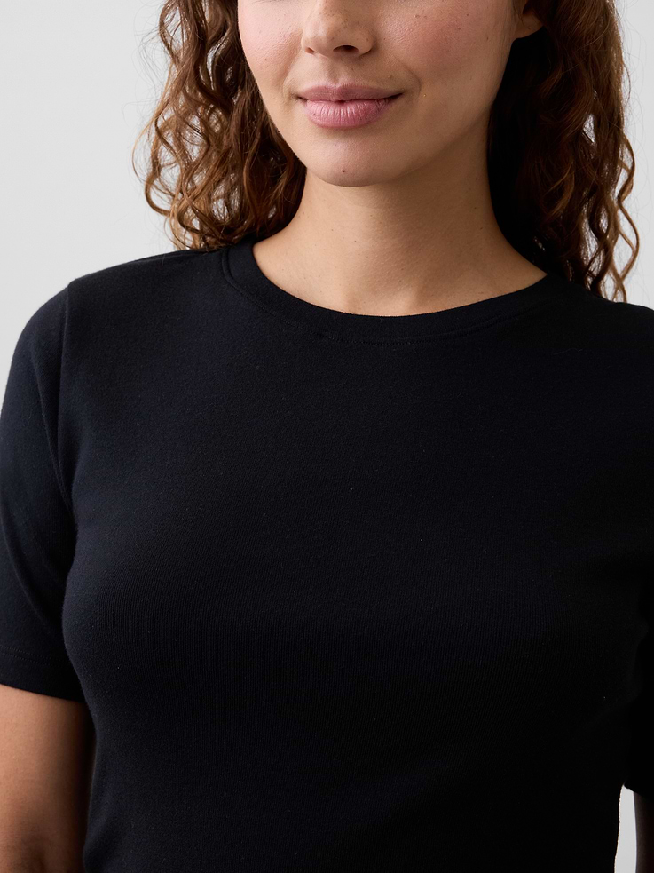 Image number 4 showing, Modern Ribbed Crewneck T-Shirt