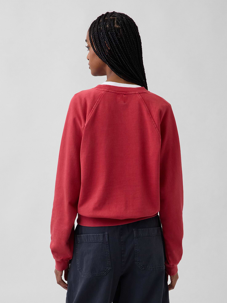Image number 3 showing, VintageSoft Terry Raglan Sweatshirt