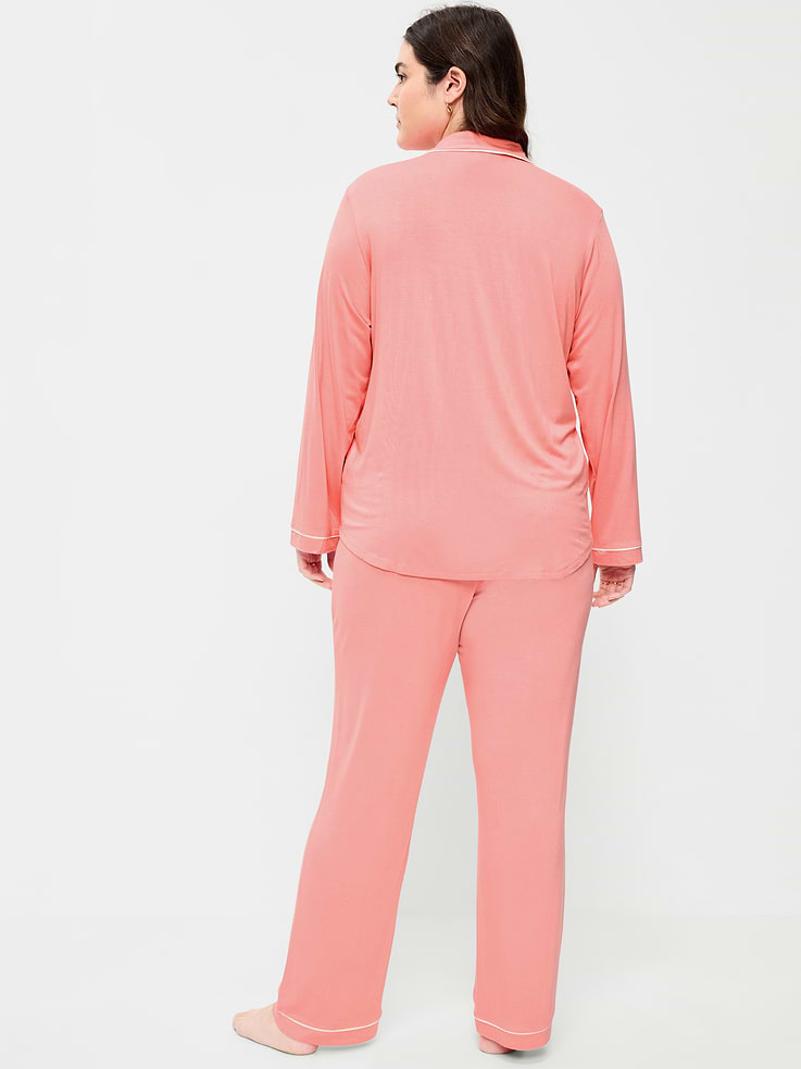 Image 5 de 7, Ensemble pantalon en tricot de jersey Grasse matinée