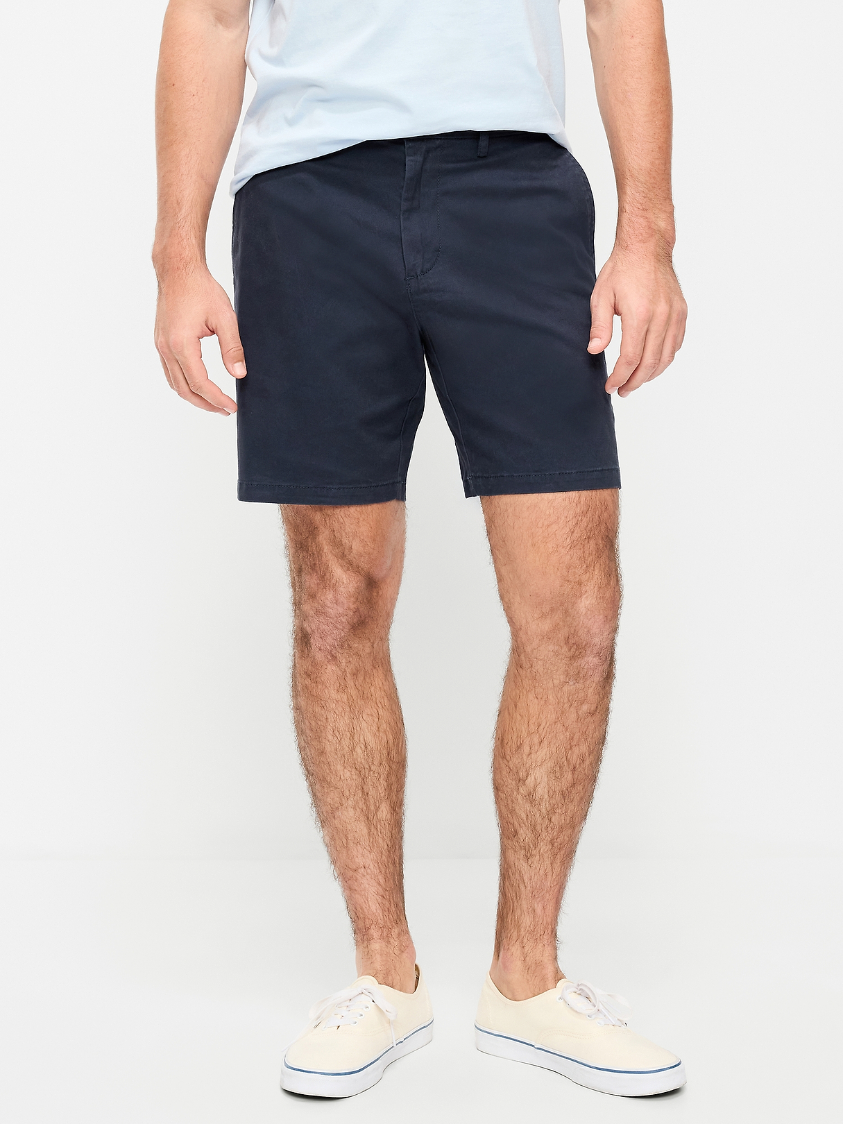 パンツ 26ss navy L CLASSIC CHINO SHORT PANTS Slim Built-In Flex Rotation Chino Shorts -- 8-inch inseam | Old Navy