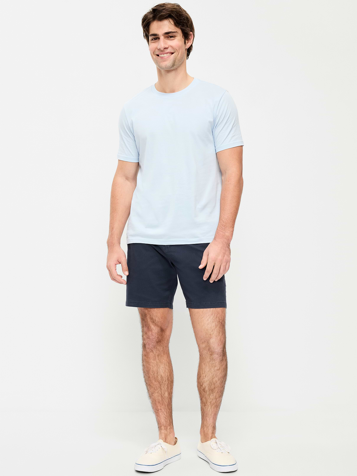 Slim Built-In Flex Rotation Chino Shorts -- 8-inch inseam