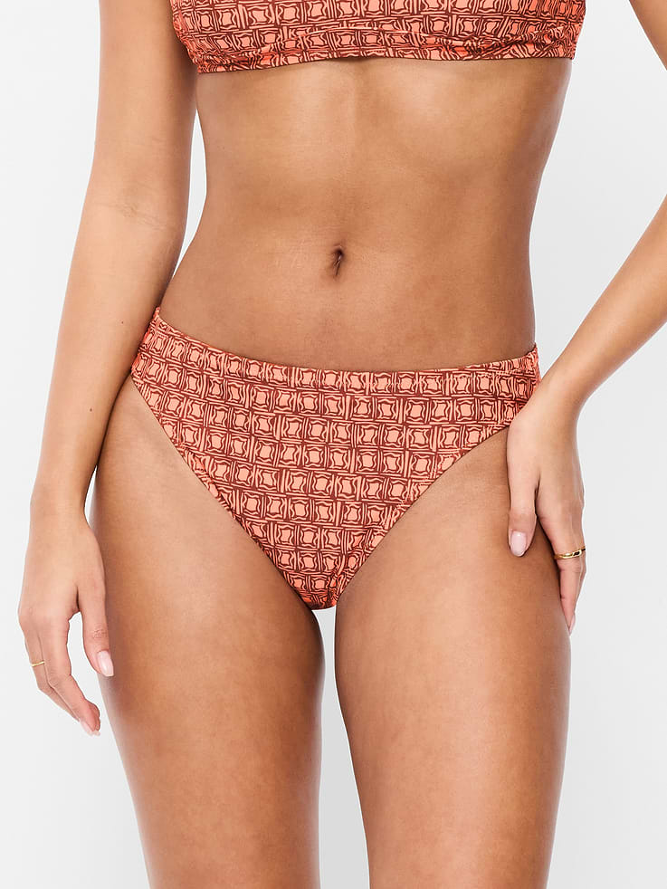 Image number 1 showing, Mid-Rise Bikini Swim Bottoms