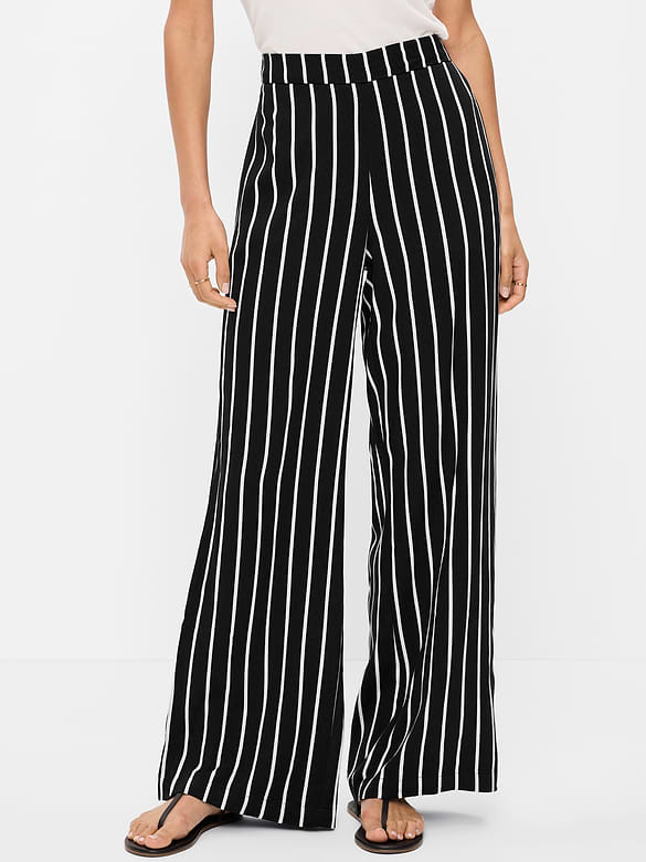 High-Waisted Playa Wide-Leg Pants