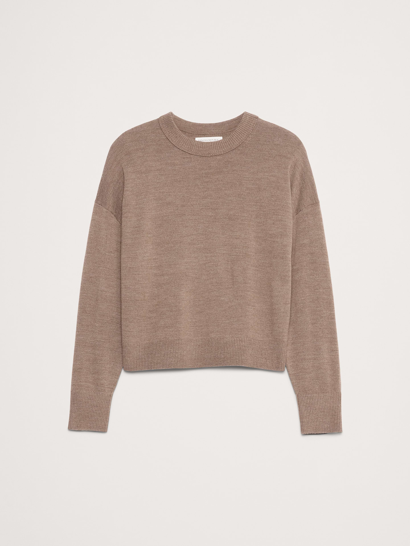 Image number 4 showing, Oversized Merino Crew-Neck Sweater