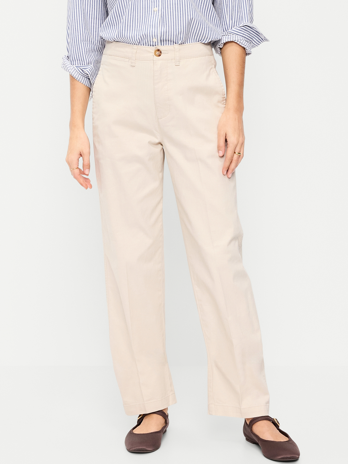 High-Waisted OGC Chino Full Length Straight Pants | Old Navy