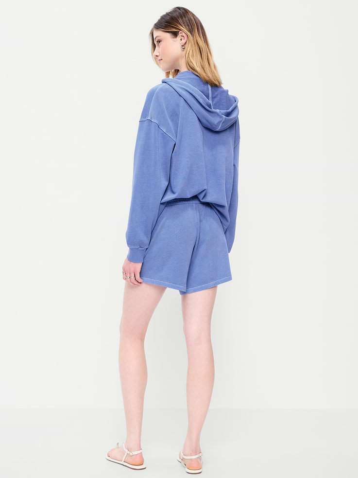 Image number 3 showing, Extra High-Waisted Sweat Shorts -- 5-inch inseam