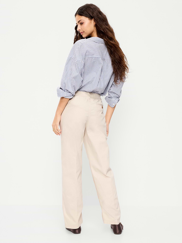 Image number 3 showing, High-Waisted OGC Chino Full Length Straight Pants