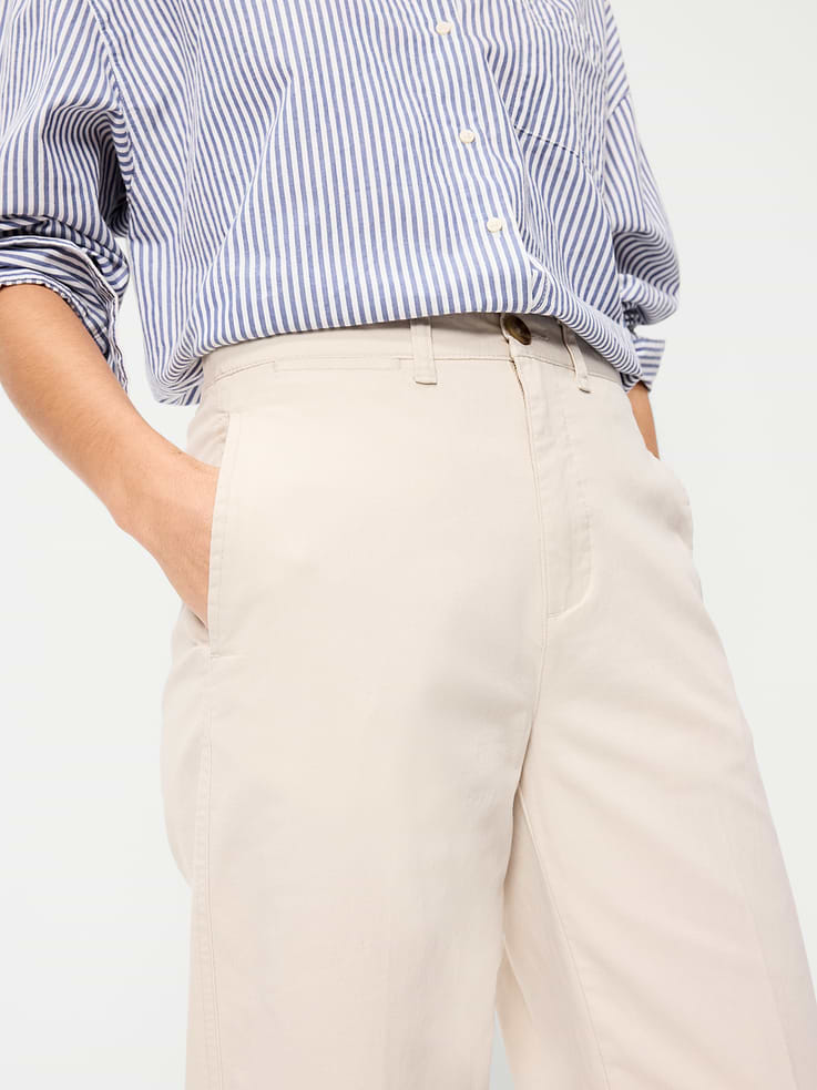 Image number 5 showing, High-Waisted OGC Chino Full Length Straight Pants
