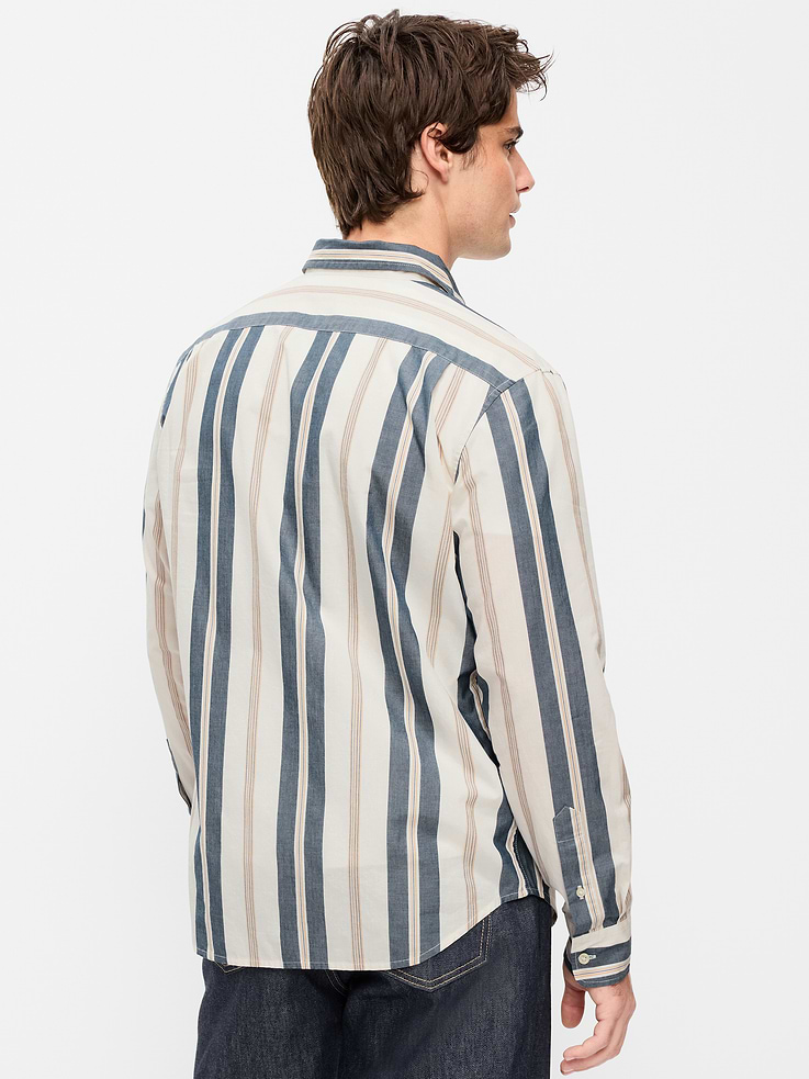 Image number 2 showing, Classic Fit Everyday Striped Poplin Shirt