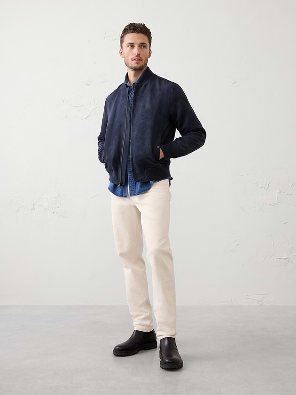 Vegan Suede Bomber
