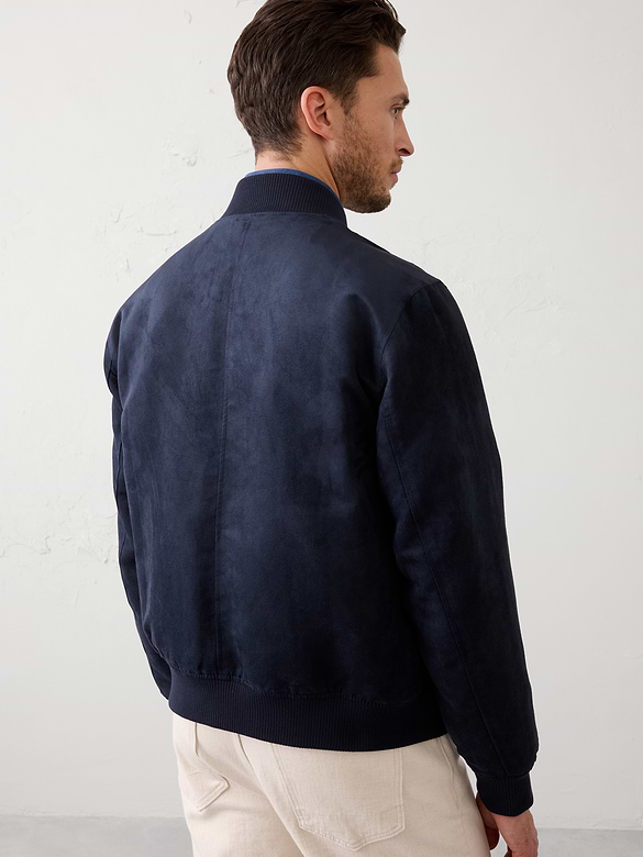 Vegan Suede Bomber