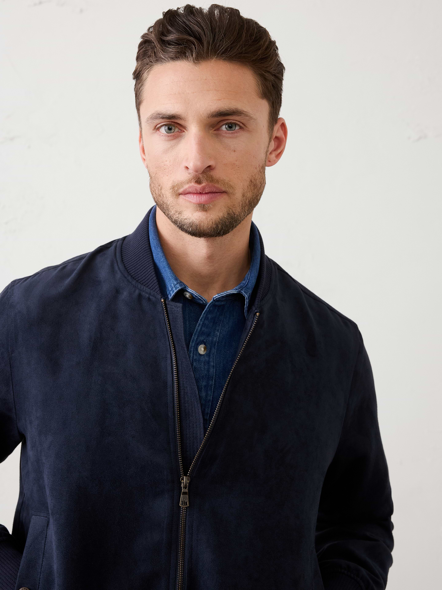 Image number 6 showing, Vegan Suede Bomber
