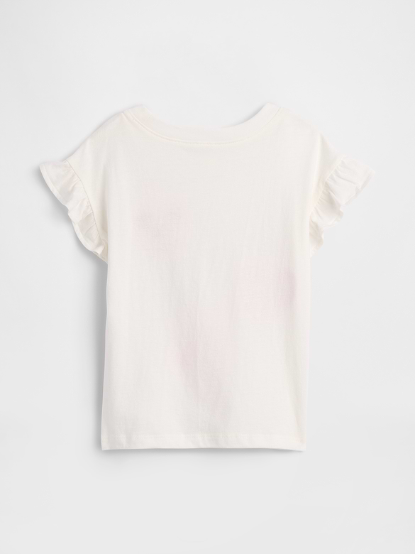 babyGap Ruffle 3D Graphic T-Shirt