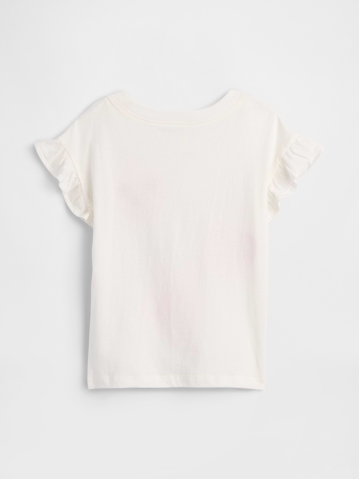 Image number 2 showing, babyGap Ruffle 3D Graphic T-Shirt