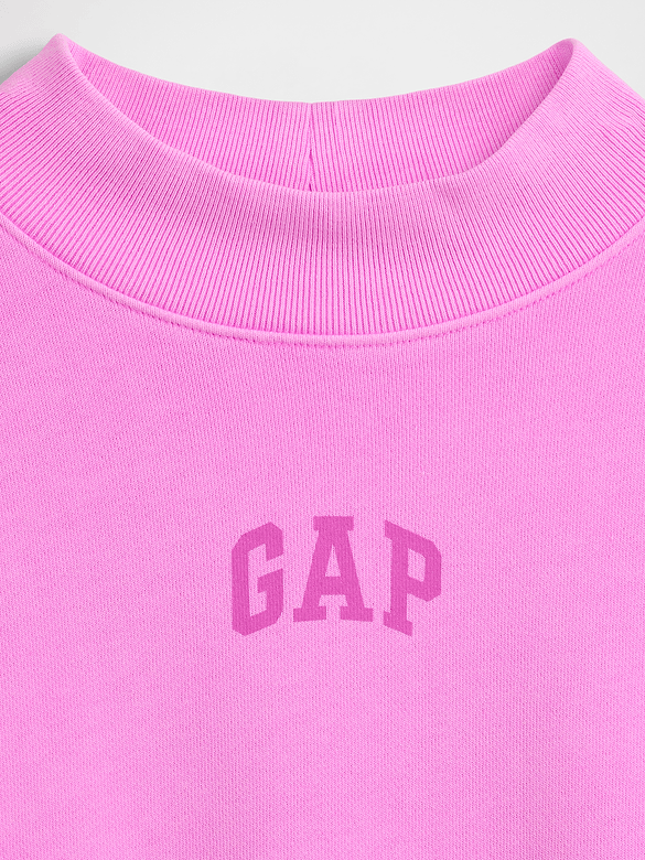 Heavyweight French Terry Oversized Mockneck Sweatshirt