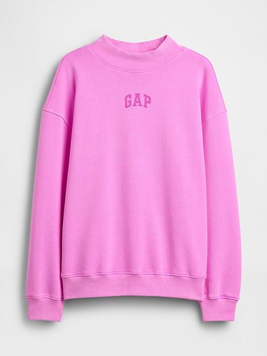 Image number 5 showing, Heavyweight French Terry Oversized Mockneck Sweatshirt