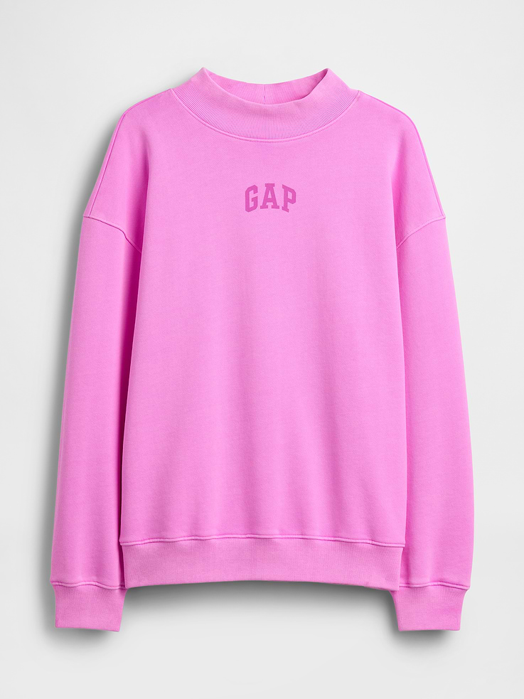 Image number 5 showing, Heavyweight French Terry Oversized Mockneck Sweatshirt