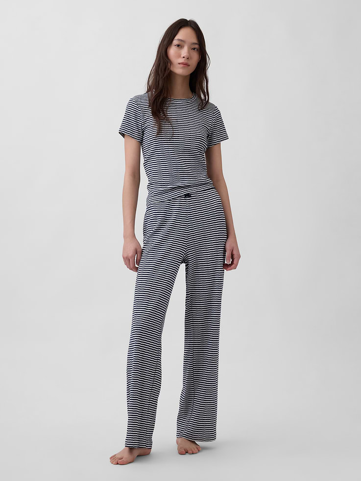 Image number 2 showing, Pointelle PJ T-Shirt