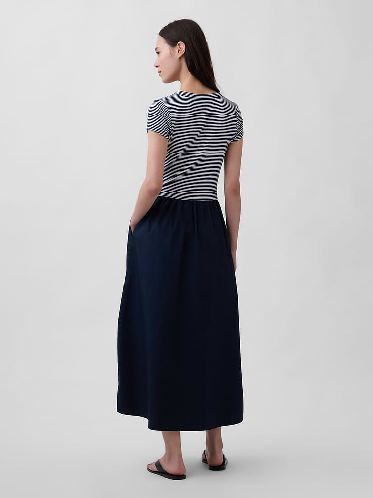 Image number 2 showing, Modern Mixed Media Maxi Dress