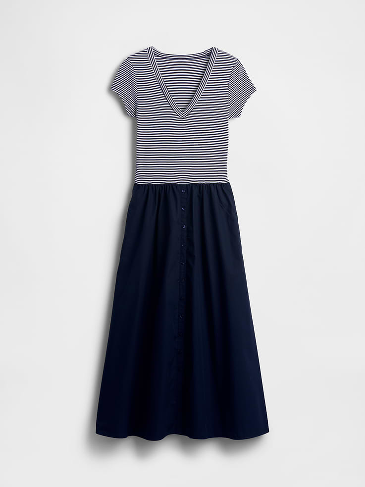 Image number 5 showing, Modern Mixed Media Maxi Dress