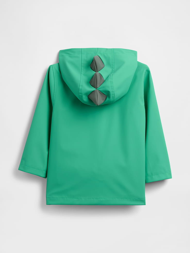 Image 3 of 3, Baby & Toddler Dino Raincoat