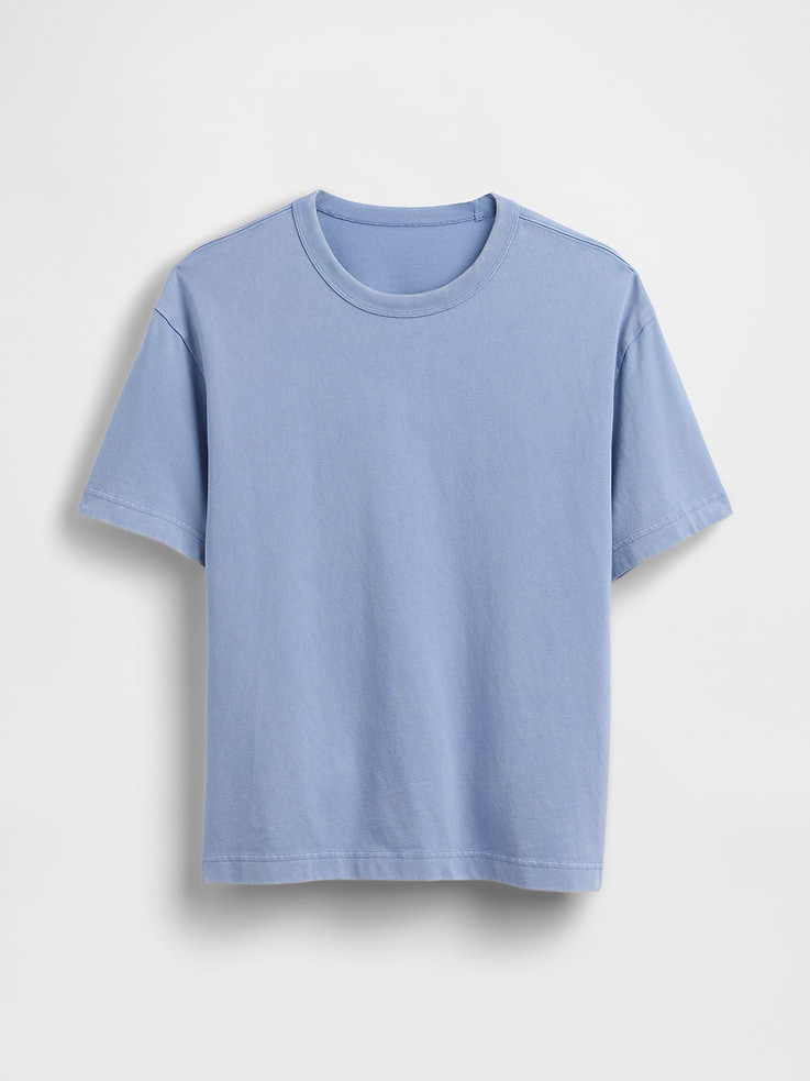 L'image numéro 5 présente T-shirt court en tissu épais pour Adulte