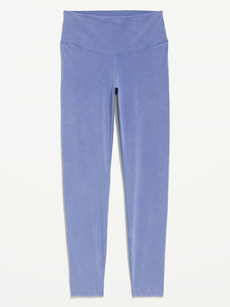 Image number 9 showing, High-Waisted PowerChill 7/8 Cotton Leggings
