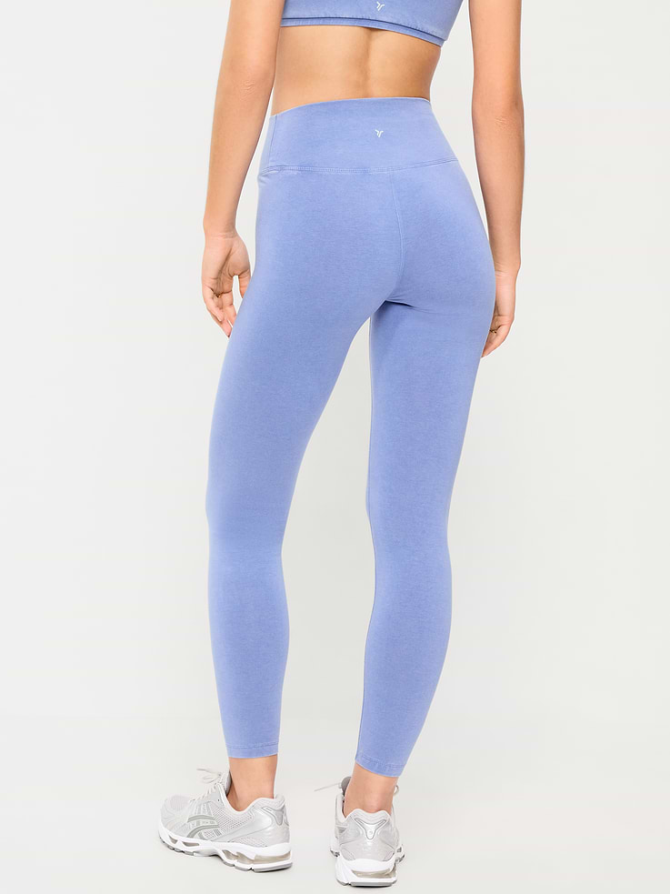Image number 2 showing, High-Waisted PowerChill 7/8 Cotton Leggings