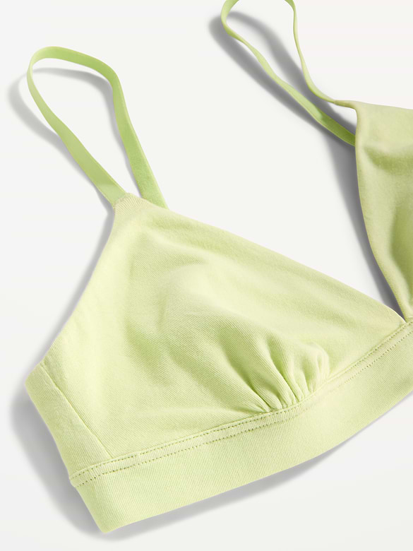 Everyday Cotton Triangle Bralette
